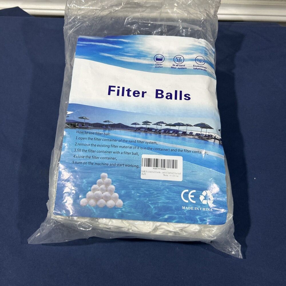 Pool Filter Balls for Sand Filter Pump 3.3 lbs Reusable for Swimming Pool